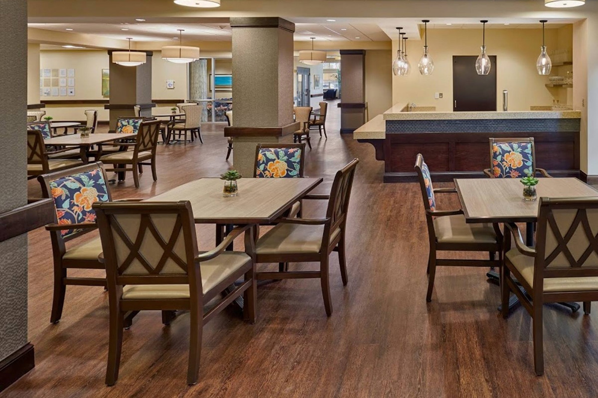 A game room at Houston Transitional Care