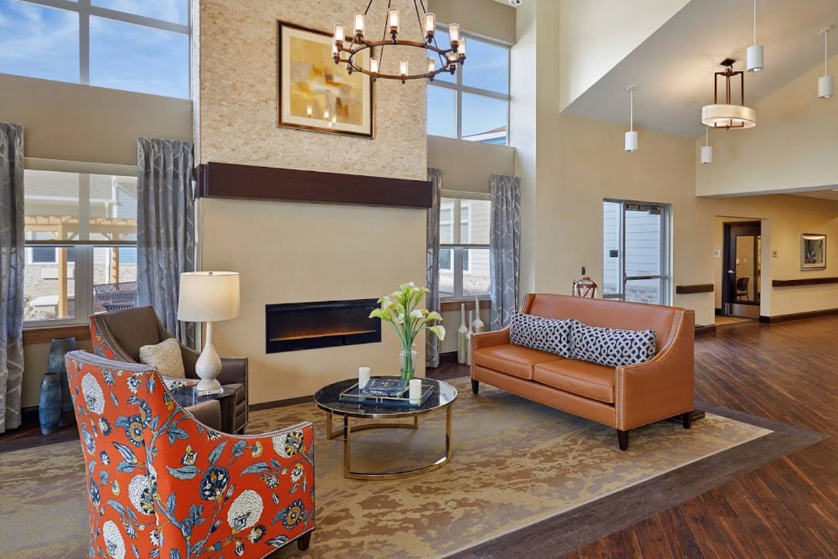 The lobby at Houston Transitional Care