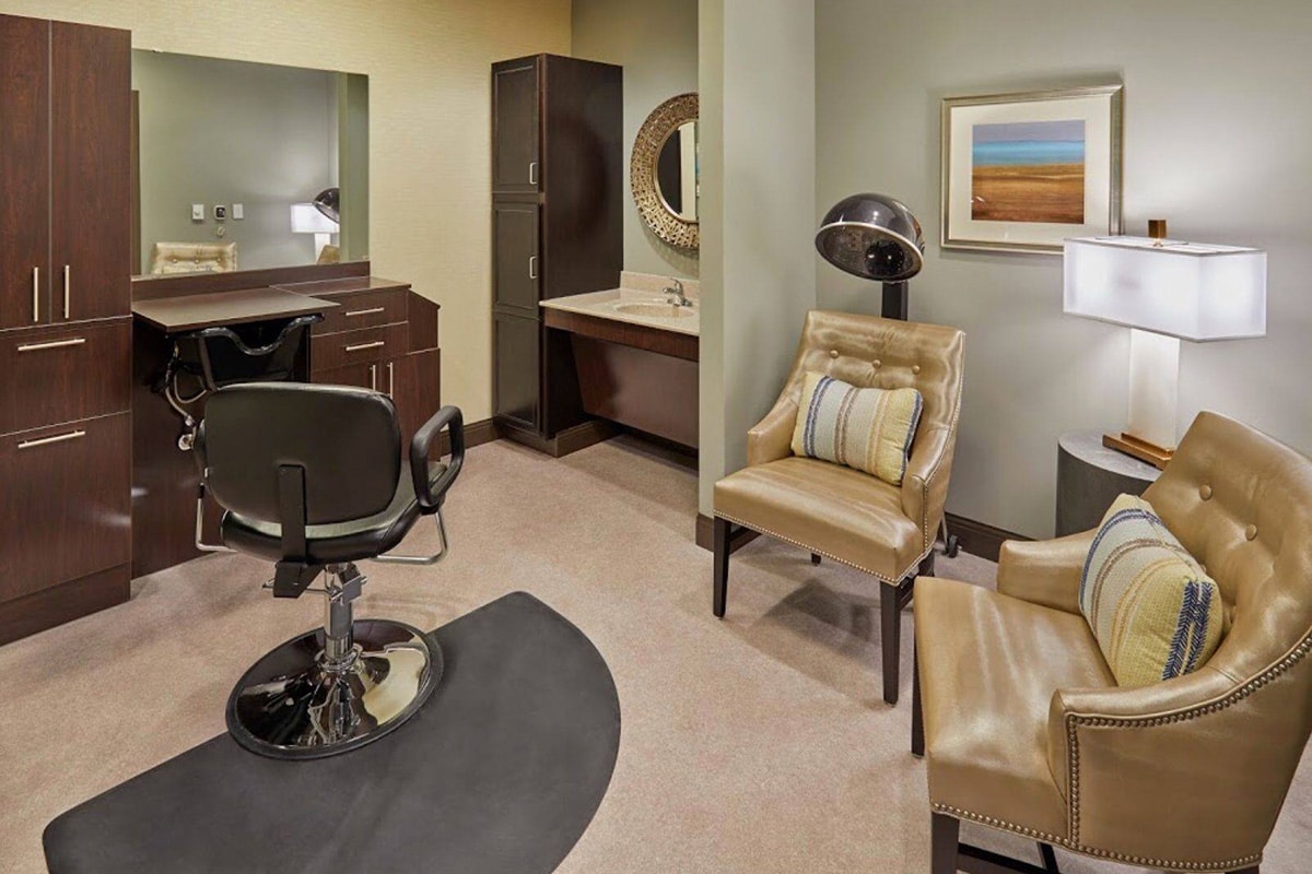 The beauty salon at Houston Transitional